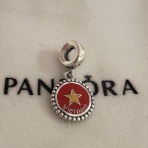 Pandora Vietnam Flag Pendant Exclusive Charm